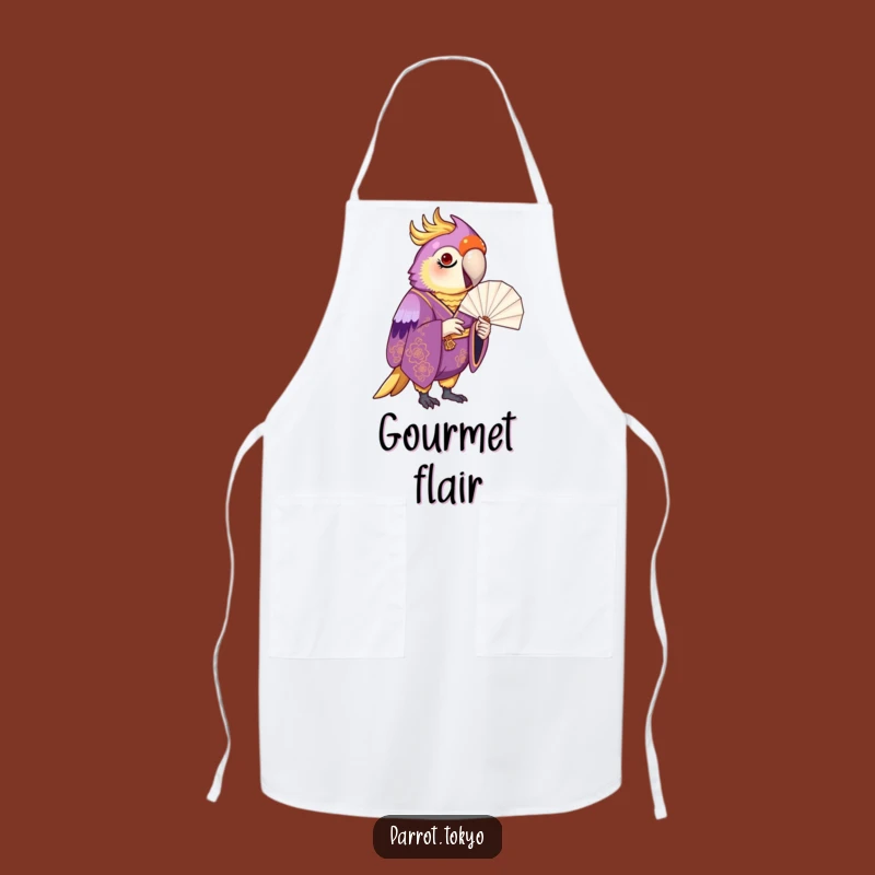 Funny Proud Parrot Kimono Apron - Sophisticated & Hilarious Kitchen Wear