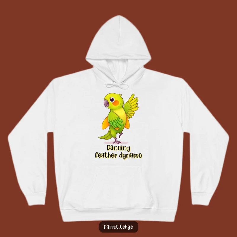 Cozy Funny Green Parrot Kimono Hoodie - Warm & Hilarious Gift Idea